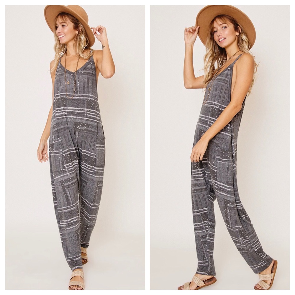 ✨LAST ONES✨Stylish Print Harem Jumpsuit - Picture 3 of 6